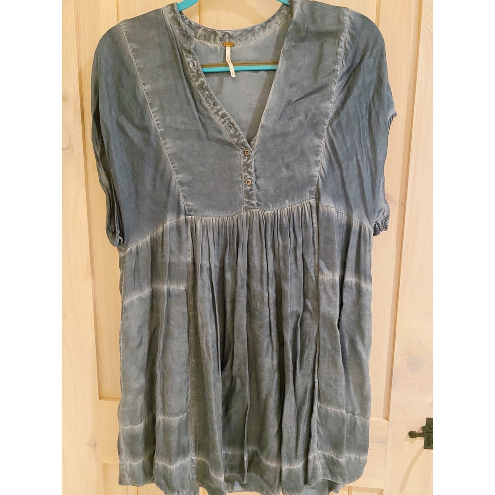 Free People Silk Tunic Dress Size XS